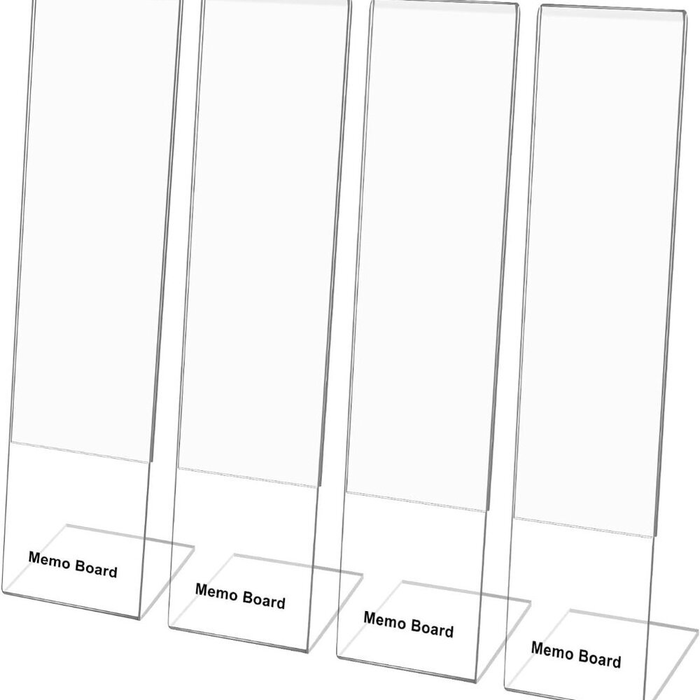 Monitor Memo Board Holder by Computer Screen Acrylic Sticky Note Stand Message P